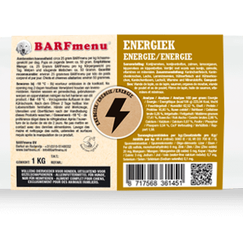 BARFmenu – Energiek *Premium*