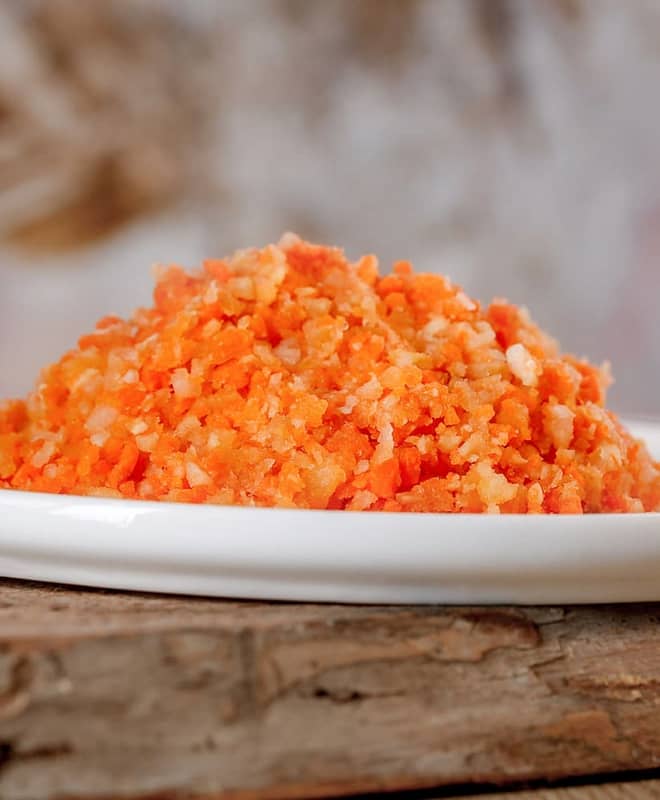 gele groentemix (fijn geraspt)
