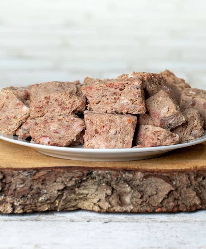 Compleet menu kip met zalm voor katten (gehakt)
