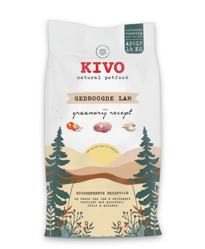 Kivo Gedroogde Lam Graanvrij